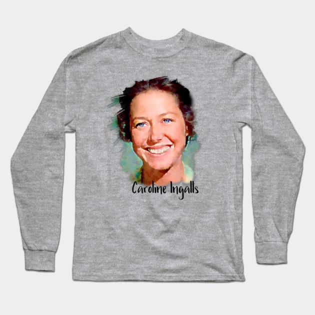 Caroline Ingalls Long Sleeve T-Shirt by Neicey